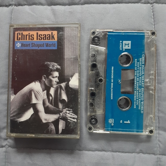 CHRIS ISAAK Heart Shaped World Cassette 1989 US Release Reprise Records Tested - Picture 9 of 9
